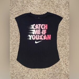 Nike | Girls Black Activewear Top | Size 6X
